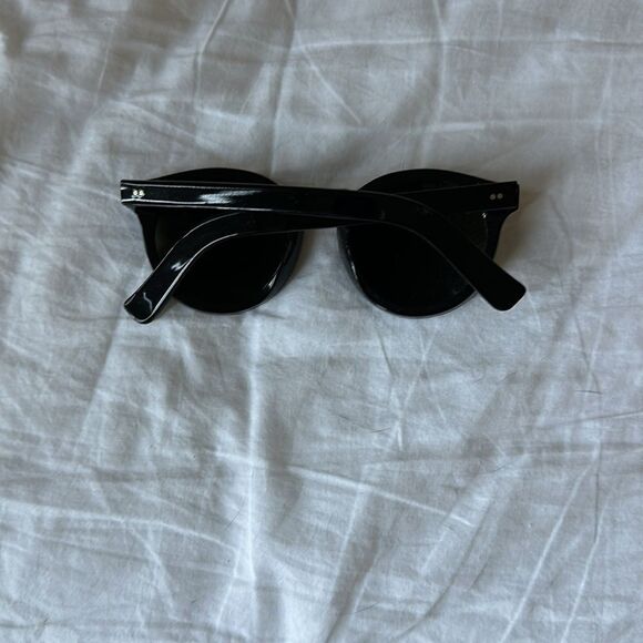 Illesteva Black with Blue Lenses Sunglasses - Picture 2 of 4